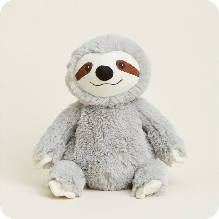 Microwavable Gray Sloth Stuffed Animal Warmies