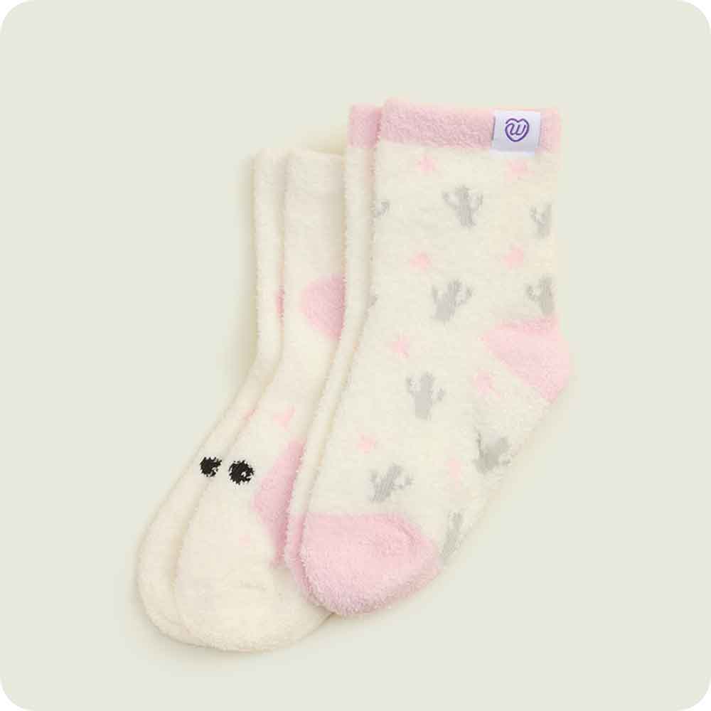 Warmies Strawberry Cow Crew Sock Set